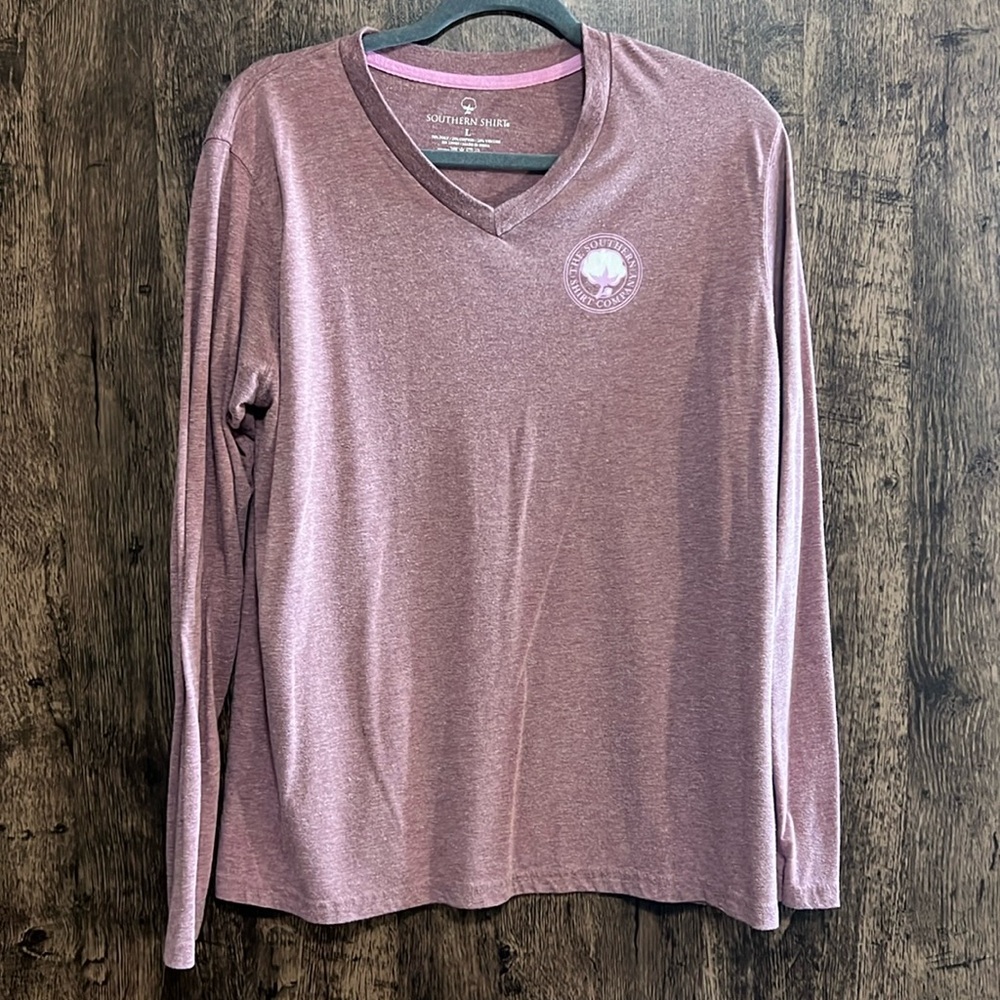 The southern shirt company long sleeve v-neck